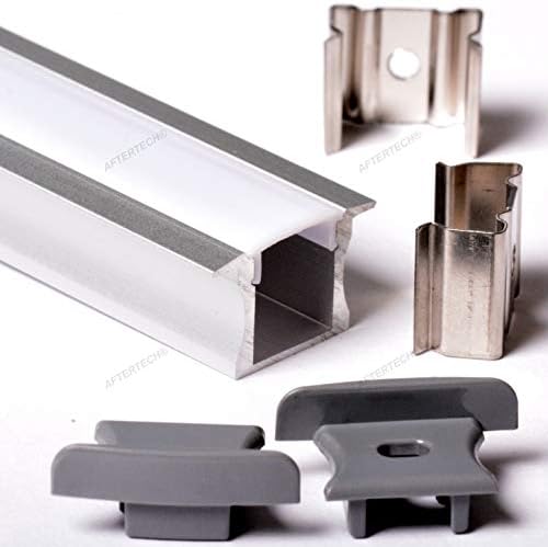 Profilo Alluminio Angolare Per Strisce Strip LED Barra Rigida Copertura Opaco 58267533