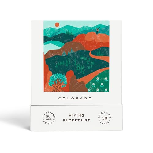 Image of Reach International Outfitters Colorado Hiking Bucket List: 50 Unforgettable Scratch-Off Hikes - Perfect Travel Gift and Guide for Exploring Colorado