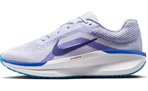 Nike Air Winflo 11, Zapatos Hombre, GHOSTBLUEVOID-FOOTBALLGREY-DEEPNIGHT, 42 EU