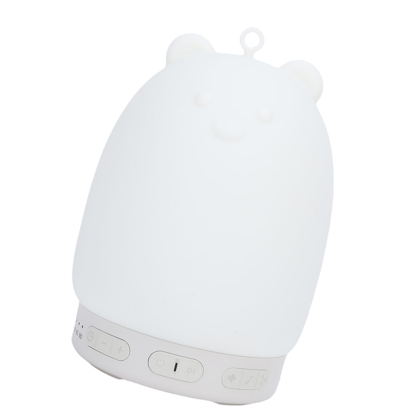 Fabater Veilleuse en Forme D'ours avec connectivité Bluetooth et Bruit Blanc pour Chambre D'enfant, Lueur Douce et 31 Options Sonores