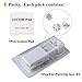 prgislew 18 Pc Disposable Ear Piercing Kit Including Self Gun With Built-in Earrings & Clean Tools