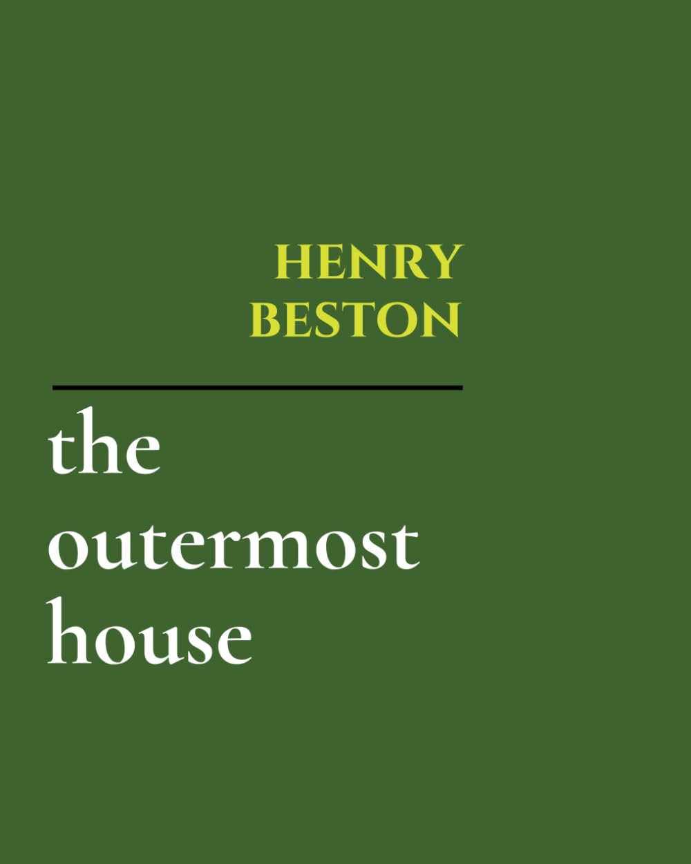 The Outermost House: A Year of Life On The Great Beach of Cape Cod (Large Print)