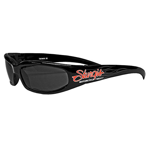 Hot Leathers Sturgis Motorcycle Rally Script Sunglasses (Multi, One Size)