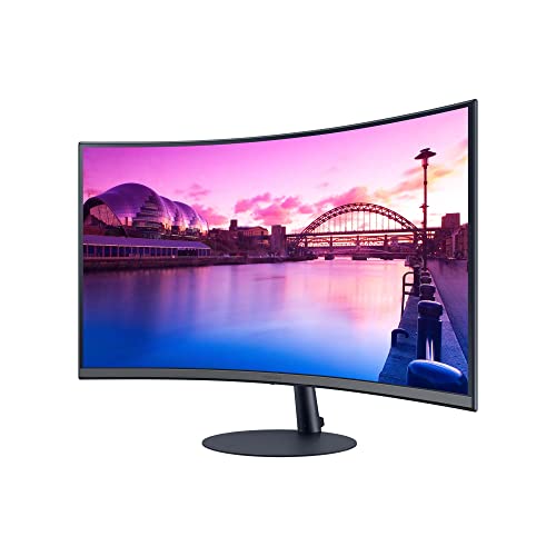 Samsung Curved S39C Essential Monitor S27C390EAU, 27 Zoll, VA-Panel, Full HD-Aufl&ouml;sung, Eco Saving Plus, integrierte Stereo Lautsprecher, 4 ms Reaktionszeit, Bildwiederholrate 75 Hz, Schwarz