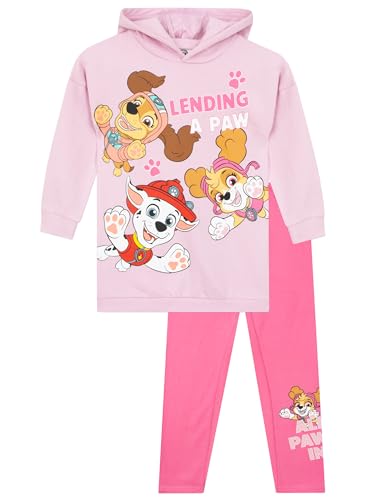Pat Patrouille Sweat à Capuche Et Legging | Skye Ensemble Fille | Vetement Fille Rose 3-4 Ans