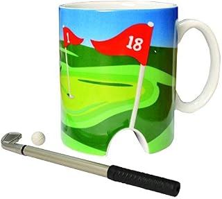 Longridge Golf Mug and Mini Putter - White