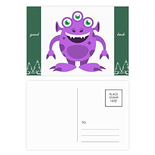 Cartes postales alien violet DIYthinker lot de 20 format 5,7x3,8 pouces
