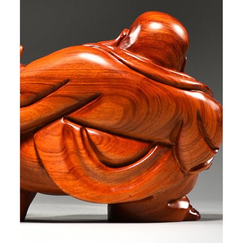 Sculpture de Bouddha bois massif décoration salon bureau
