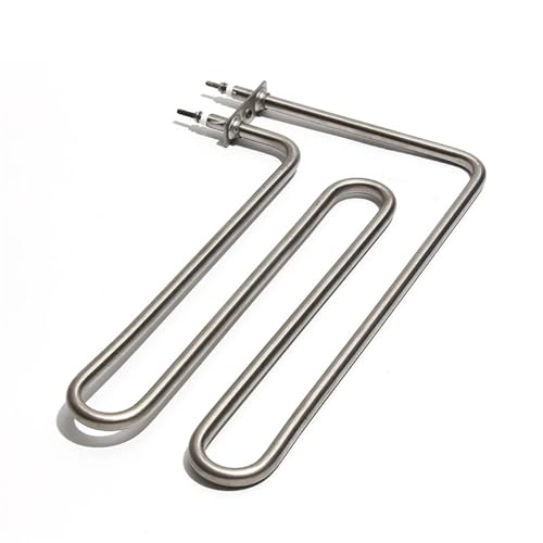 ���M 220V/380V Sauna Stove Heating Element 2U Shape 304SS Copper Thread Plug Sheet Hot Air Heater Duct 1200W 1500W 35*20MM(Plug Sh