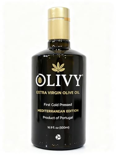 Olivy Extra Virgin Olive Oil, High Polyphenol, Early Harvest Cold-Pressed,