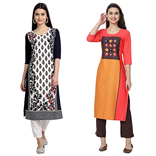 Image of Women's Crepe Regular Kurta