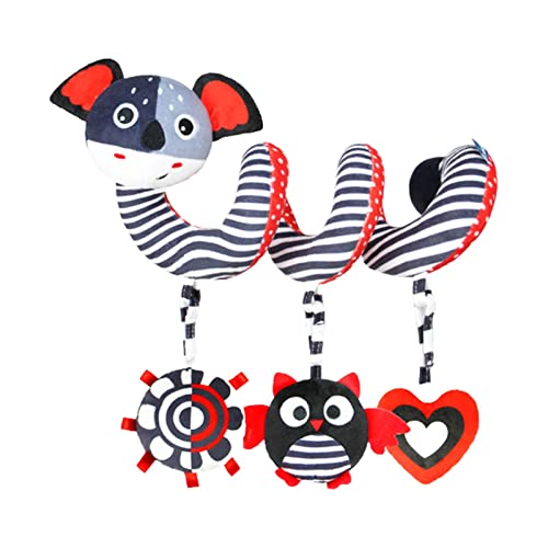 ベビーベッド ぶら下げおもちゃ 赤ちゃん用おもちゃ ベビーカー メリー ベッド チャイルドシート 吊り下げおもちゃ スパイラル おもちゃ 動物 ベッドラップおもちゃ ハンギングおもちゃ 赤ちゃん 車 がらがら 寝かしつけ 可愛い あかちゃん 玩具 出産祝い