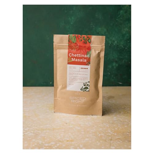 Image of Chettinad Masala Powder - 1kg Bulk Pack | No Preservatives | Bold Peppery South Indian Blend for Chicken, Mutton & Seafood | HORECA, Cloud Kitchens & Caterers | No Artificial Colour