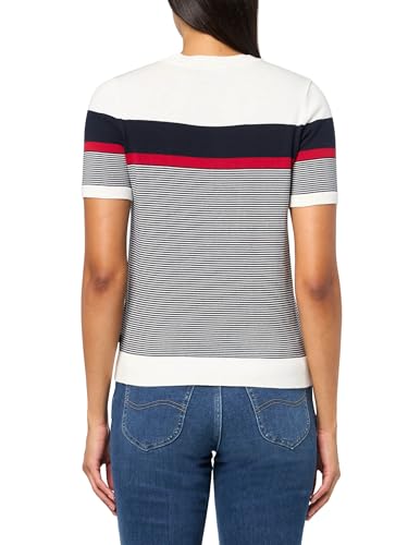Image of Tommy Hilfiger Womens Short Sleeve Sweater