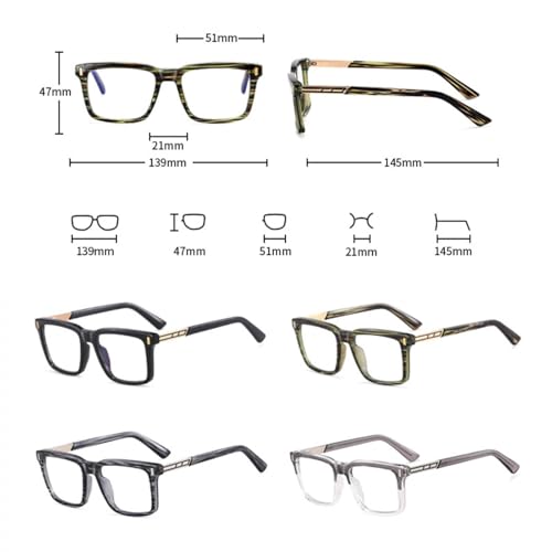 Lunettes de vue tendance avec montures à charnières et rivets