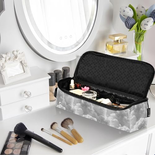 Bolsa de viaje resistente al calor Smoke Marble para herramientas de cabello y accesorios organizadores portátiles miniatura 7