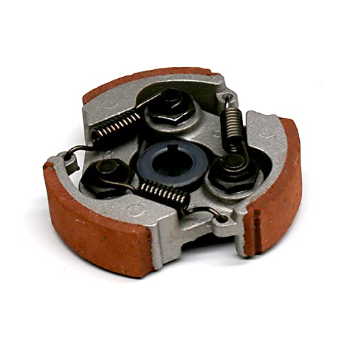 Auped Kupplungskupplung Kupplungsblock für Motorrad mit 3 Federn für 2-Takt 47cc 49cc Mini Quad Pocket Bike Dirt Bike ATV Scooter