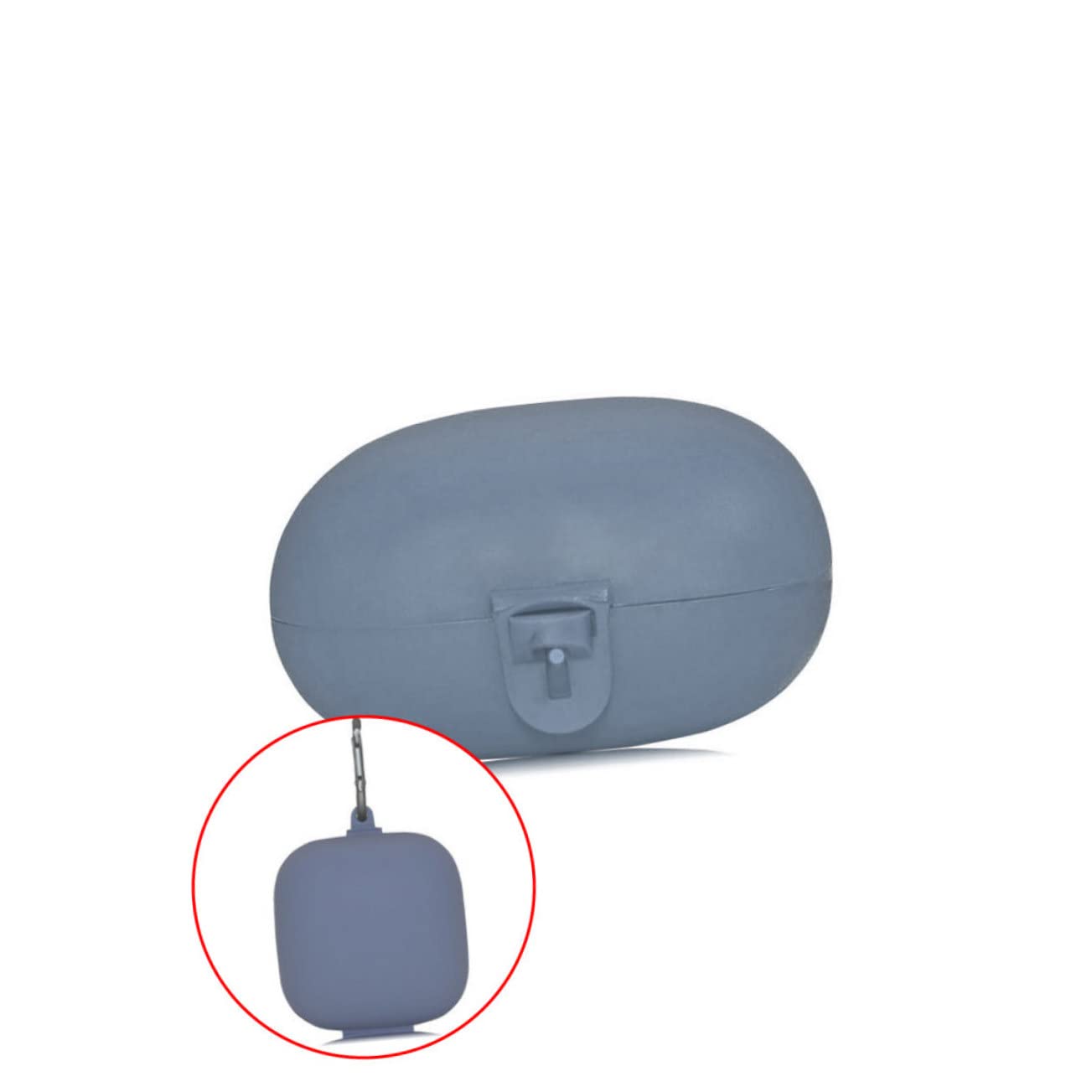 DOITOOL 3piezas Funda Protectora De Auriculares De Metal Hebilla y Silicona para Pro Headset Estuche De Almacenamiento Portátil