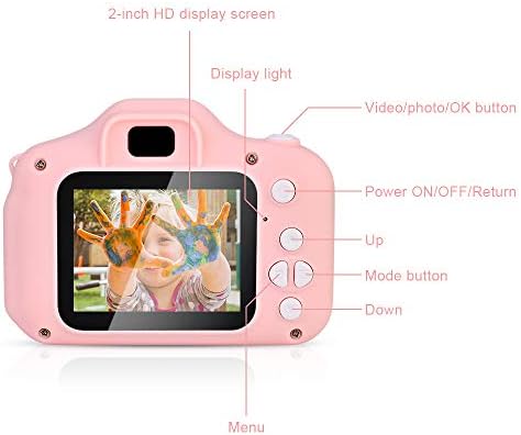 Faburo Kids Camera Children Digital Camera Child Camera 12MP 32G memory card Toddler Video Recorder Birthday Gift for Children