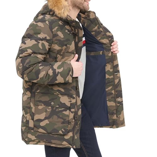 Image of Tommy Hilfiger Mens Quilted Snorkel Parka Coat
