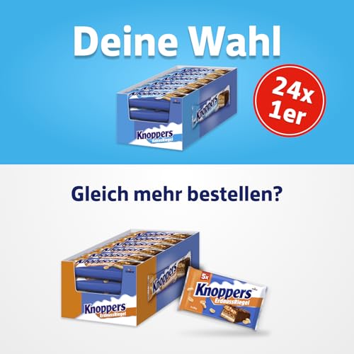Knoppers KokosRiegel – 24 x 40 g – Schokoriegel mit Milch- und Kokoscreme, Haselnüssen, Kokosraspeln, Karamell und Vollmilchschokolade 6