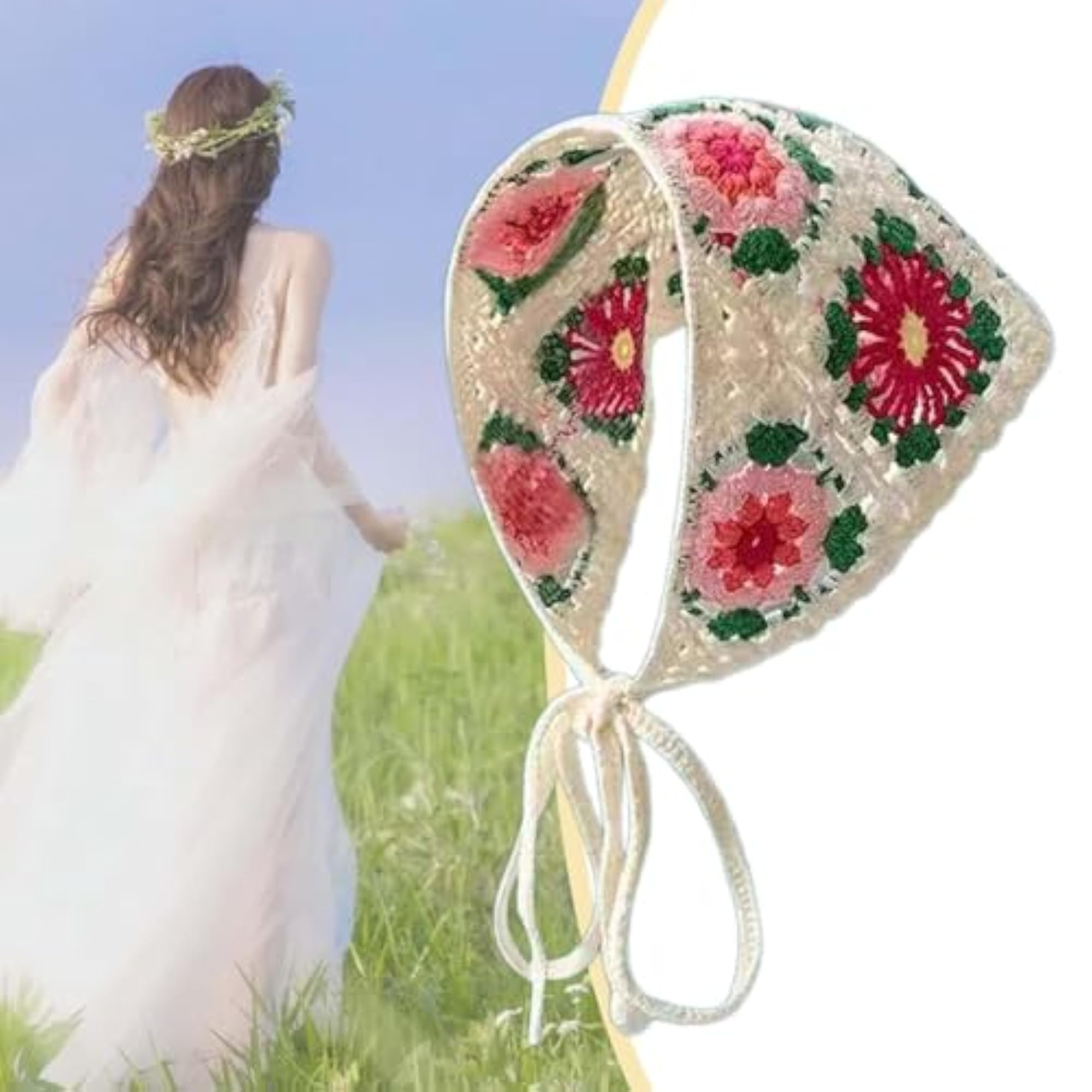 Handmade Crochet Hair Tie Cute Hair Accessories