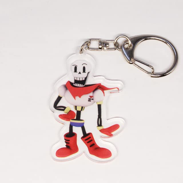 Amazon.co.jp: Undertale アクリルキーホルダー 三個セット パピルス