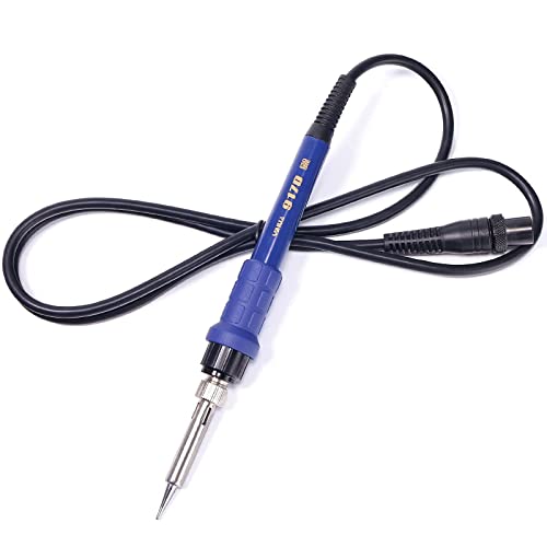Image of YIHUA 853D 2A USB Professional Soldering Rework and Power Supply Station bundle with YIHUA 917D Blue Grip Replacement Soldering Iron Handpiece /Handle (25 Items)
