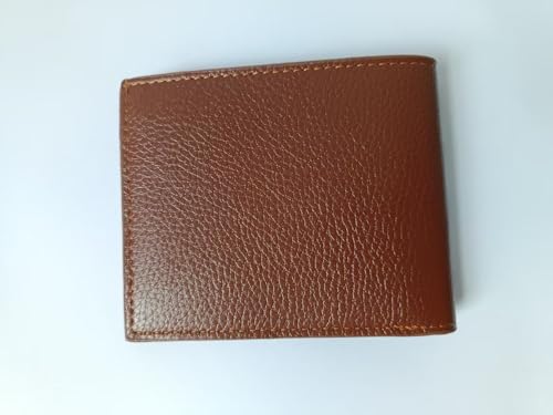 Ultra soft synthetic leather men's wallet, easy to carry, compact design, safe for holding cash cards, black, brown, suitable for personal use and gift giving (brown)2