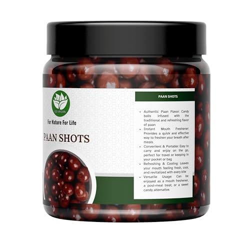 Image of Go Vegan Paan Shots 400gm (Instant Paan, Mouth freshener, Mukhwas) Pan Flavor Candy