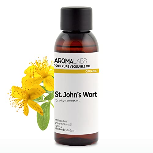 Aceite de Hipérico BIO (Hypericum perforatum) - 50 mL - Macerado Oleoso Certificado Cosmos - Aroma Labs