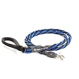 Bungee Pupee 6-Feet X-Large Leash, Blue/Black
