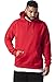 Produktbild Urban Classics Herren Blank Hoody Kapuzenpullover, Rot, 4XL