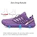 MeXYZ Women's Barefoot Hiking Shoes, Wide Toe Box Zero Drop Minimalist Cross-Trainer Sneakers for Running, Walking, Water Sports, Travel & Gym, Breathable Lightweight Grounded Footwear Purple