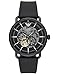 Produktbild Emporio Armani Herrenuhr , Automatikuhrwerk, 43mm Schwarzes Edelstahlgehäuse mit Lederarmband, AR60028