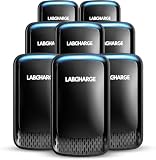 Lab Charge Air Ionizer for Home, Plug-In Filterless Negative Ion Air Purifier, Quiet Air Freshener for Bedroom, Office, Kitchen, Mini Air Cleaner for Odor, Smoke, Dust Mites & Pet Dander (8)