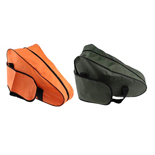 2 Piece 22inch Waterproof Oxford Cloth Chainsaw Carry Bag Fits for Most Chainsaw Models 45 cc, 52 cc, 58 cc