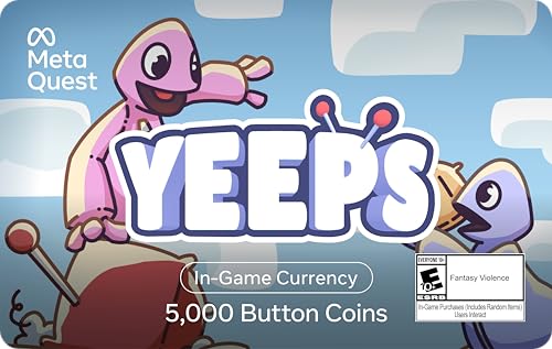 Yeeps: 5,000 Button Coins – Standard – Meta Quest [Digital Code]