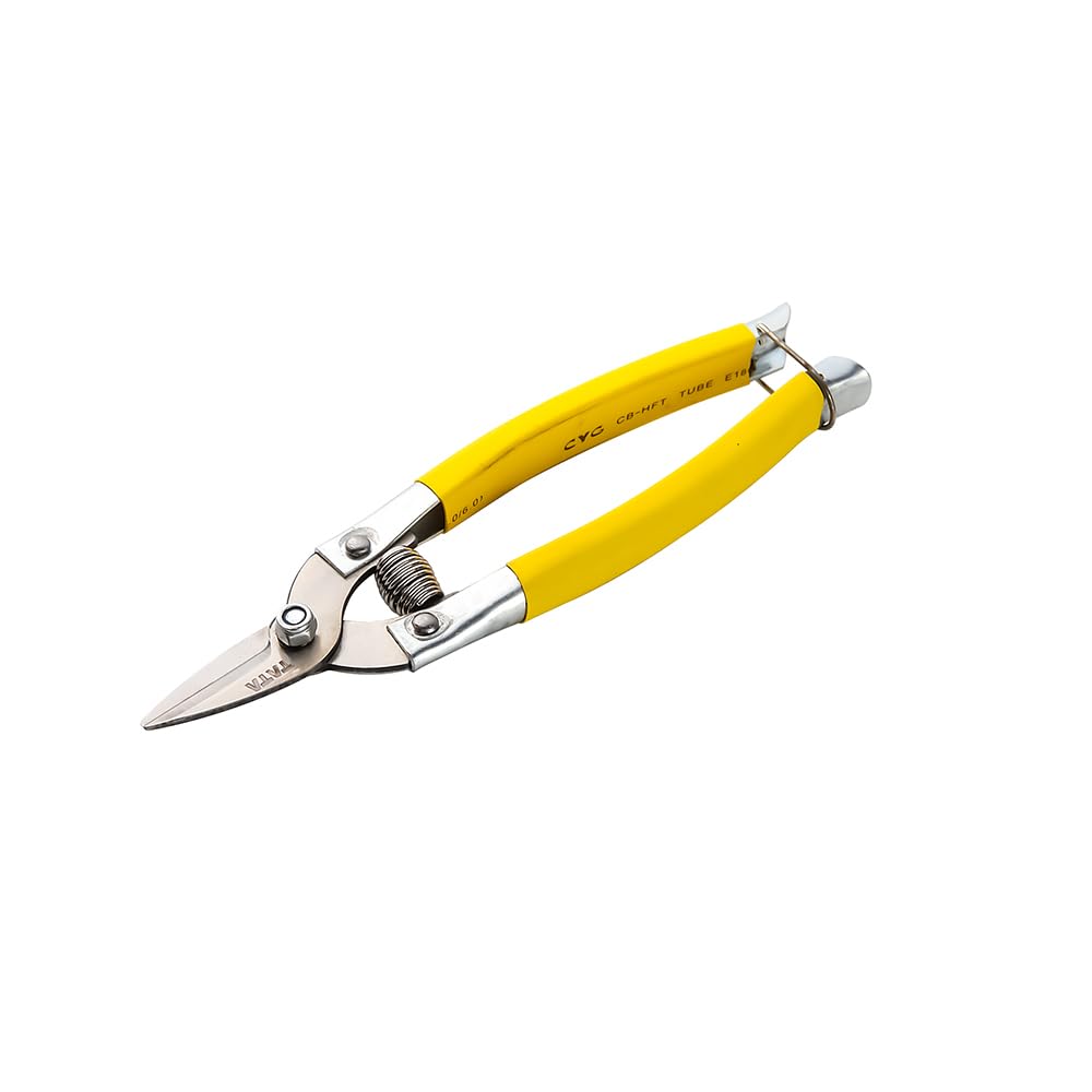 Tata Agrico Fruit Picker Garden Scissors for Fruit Picking, Great Garden Tool with Straight Blade, Precision Clippers with Non-Slip Grip | Yellow Handle-GTS013 (B0C43CHVMG) Amazon Price History, Amazon Price Tracker