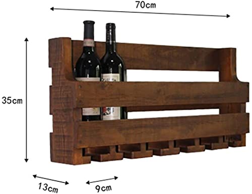 Soporte para Botellas de Vino de Madera Maciza CGF 70x13x35 cm miniatura 2