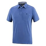 Cierre con botones Columbia Sun Ridge II No Polo, Hombre, Azul (Stormy Blue), XXL