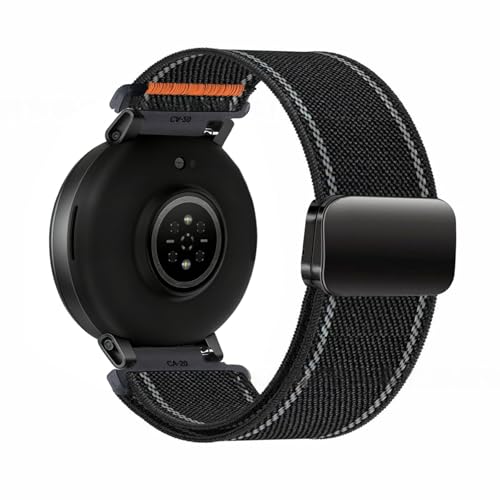 �R���p�`�u�� Amazfit Active Max 22mm �}�O�l�b�g �o���h �i�C���� ���f�B�[�X �����Y �X�g���b�v �Ή� Amazfit Active Max 22mm �����x���g �ґg�\�����[�v �e�� ���� �X�e�����X���ߋ��� �����\ �ʋC�� 