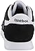 Reebok Women's Classic Nylon Sneaker, Black/White, 6.5