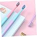 BEBEMOKO 8pcs Nimbus Extra Soft Toothbrushes Adult Toothbrush Kit Comfortable Handle for Easy Cleaning