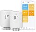 Produktbild Smart Heizkörperthermostat, Meross WLAN Thermostat mit LED-Display, Smart Thermostat Kompatibel mit Alexa, Google Assistant und IFTTT, Weiß, 2pcs