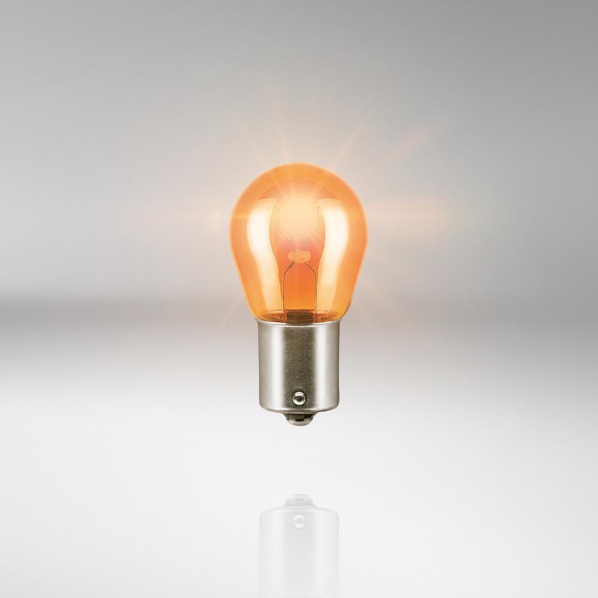 OSRAM ULTRA LIFE PY21W, Lámpara de señalización halógena, luz intermitente, 7507ULT, automóvil de 12 V, estuche (10 unidades)