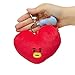 BT21 TATA Character Small Plush Stuffed Animal Coin Purse Pouch ID Card Wallet with Clip, Red