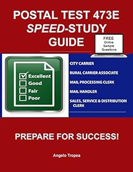 Paperback Postal Test 473E Speed-Study Guide Book