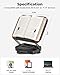 Viozon 360° Rotating Ergonomic Book Stand for Reading - Adjustable Wood Book Holder for Neck Pain Relief, for Heavy Textbooks & Cookbooks, No-Assembly Hands-Free Stand for Students & Home Office