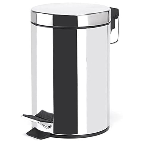 MSV Cubo de Basura de Acero Inoxidable 3L Cover